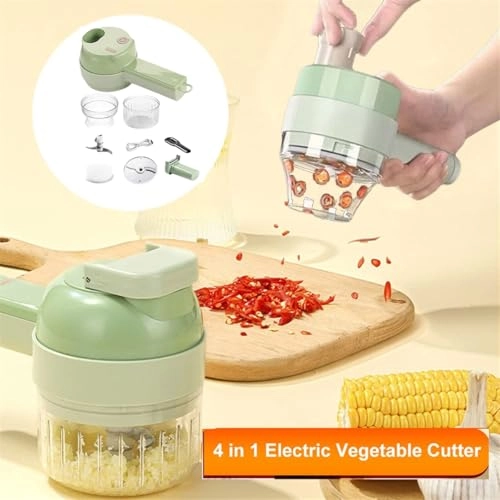 Handheld Electric Vegetable Cutter - 200ML 40W