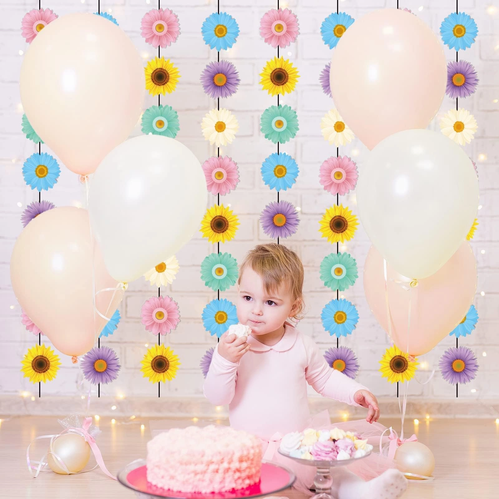 Sunflower Garland Kit - 12 Packs Birthday Party