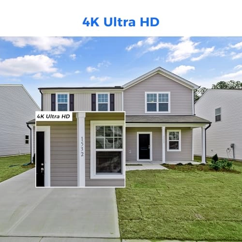 4K PoE Camera System - 8 cameras 16 channels 8MP