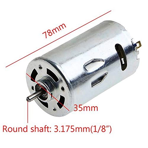 555 Motor - DC 12V-36V 75W + Drill Chuck - Miniature + Mounting Bracket