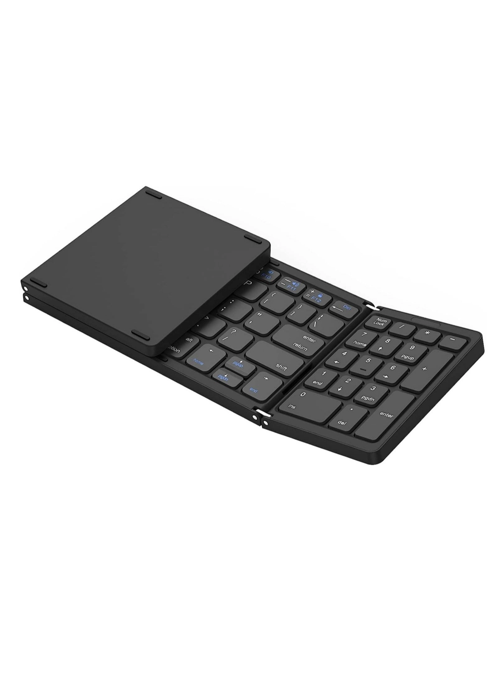 ELTRAZONE Foldable Bluetooth Keyboard - Numeric Keypad USB-C Rechargeable Bluetooth 5.1