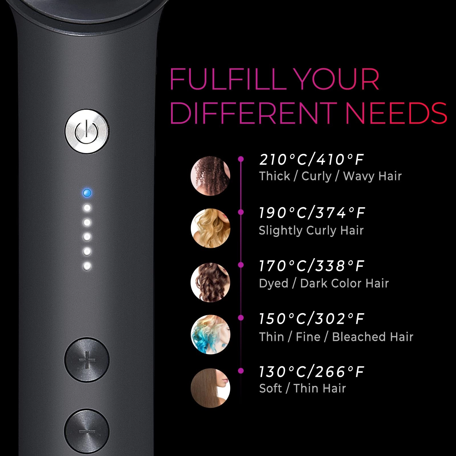 Ring Hair Straightener Brush