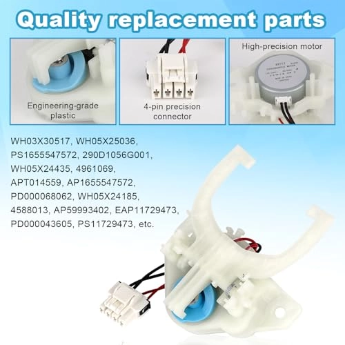 WH03X30517 - shift actuator + WH01X27538 - drive belt + WH05X24185 - clutch + WH01X24434 - spring