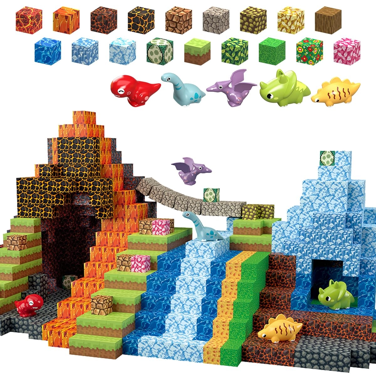 TuKIIE Magnetic Building Blocks - 205 pcs