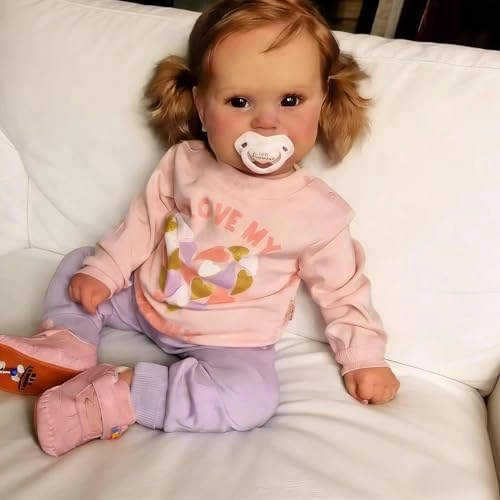 Reborn Baby Doll - 20 Inch Soft Cloth Body Ages 3+