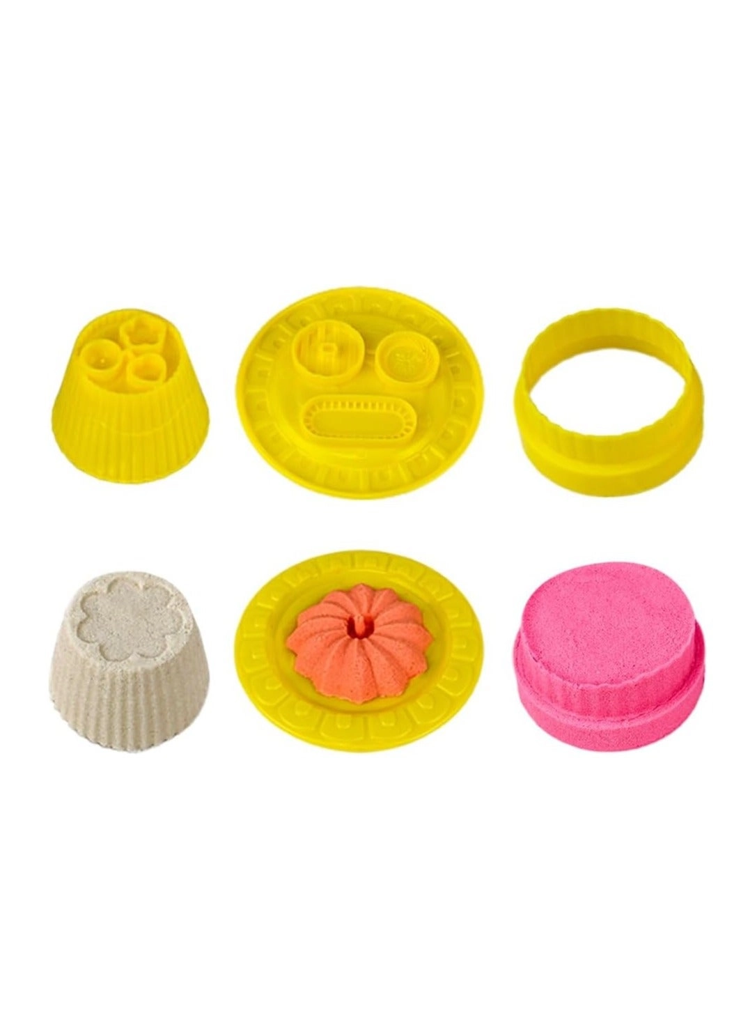 Magical Play Sand Kit - 908g Colorful Birthday Cake Mold