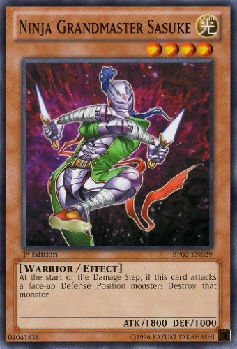 Ninja Grandmaster Sasuke BP02-EN029 - 1st Edition