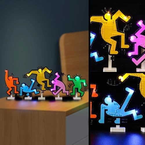 Led Light for LEGO Keith Haring Dancing Figures 31216