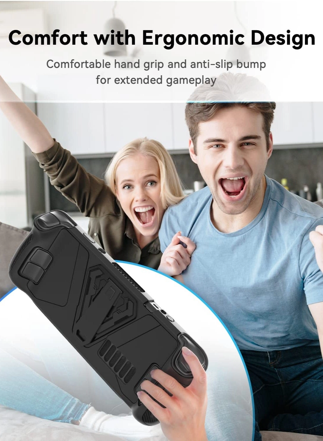 Protective Case for Steam Deck - Kickstand TPU