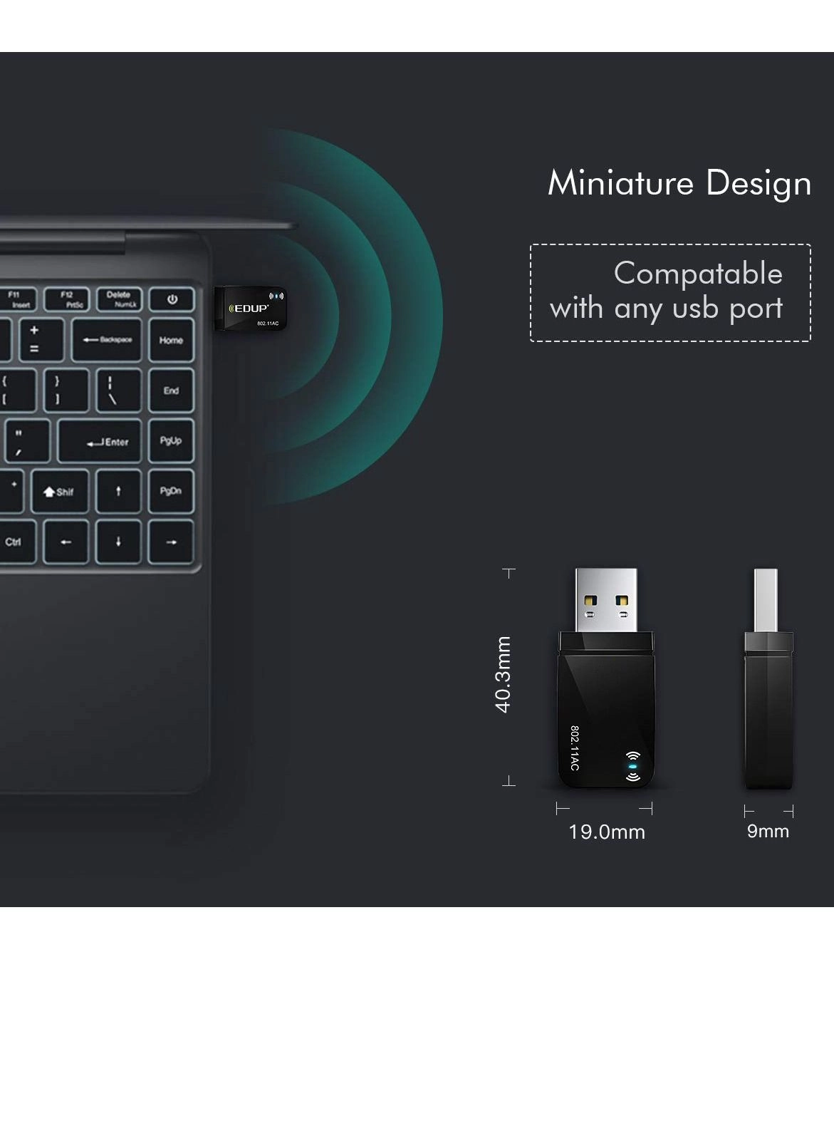NA9480 - 2.4GHz/5GHz USB 3.0 Wireless