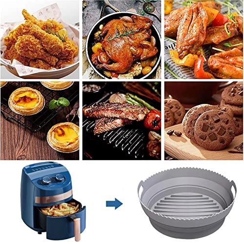 Air Fryer Liners - Silicone 1 x Air Fryer Liners 1 x Separator Pad