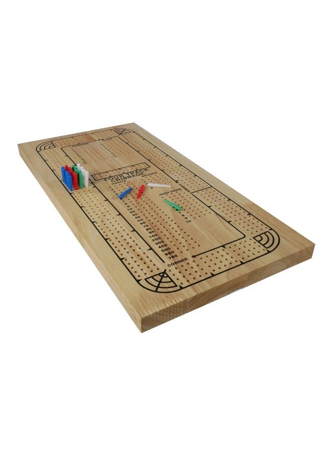 WorldWise Imports Four Track Cribbage Board - Card Game