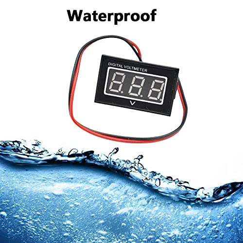 Digital Voltmeter - 12V 24V 36V 48V Waterproof