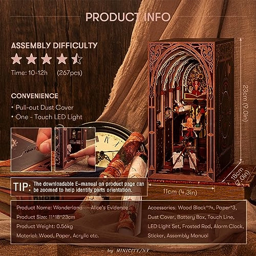 Book Nook Kit - Alice in Wonderland