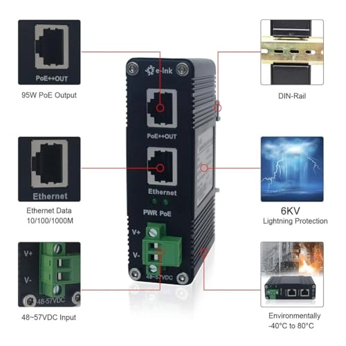 LNK-INJ-48-95W - 48~57VDC 95W