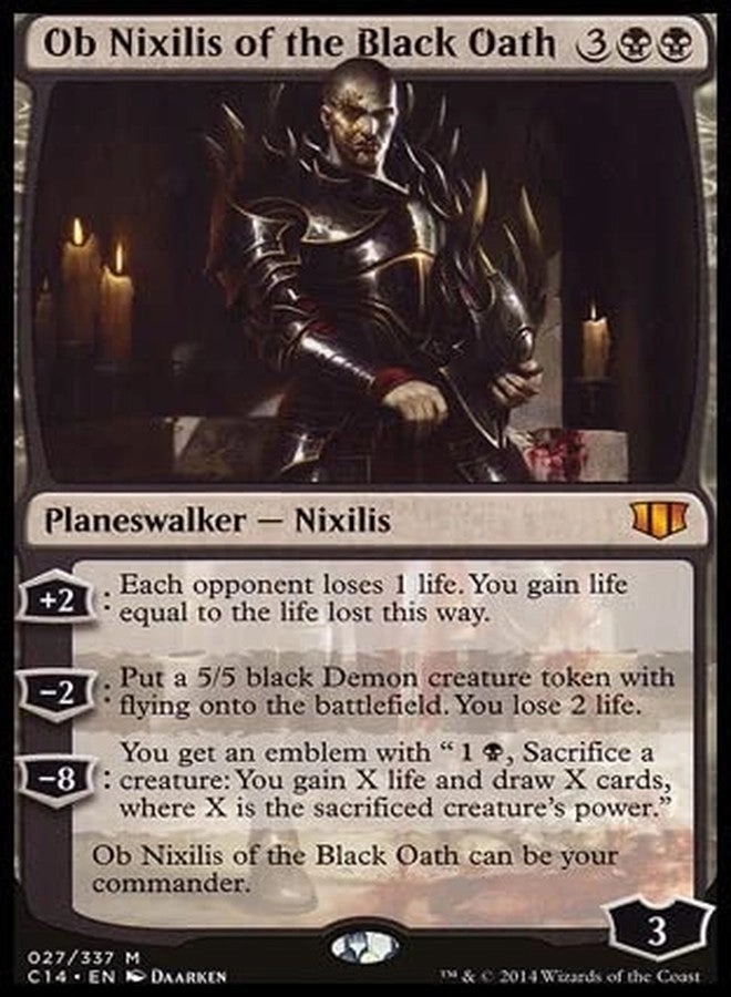Magic: The Gathering Singles Ob Nixilis of The Black Oath - 27pcs