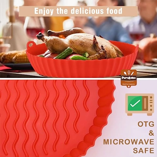Air Fryer Silicone Liners PB_SIL_AF_7.5in_Packof1