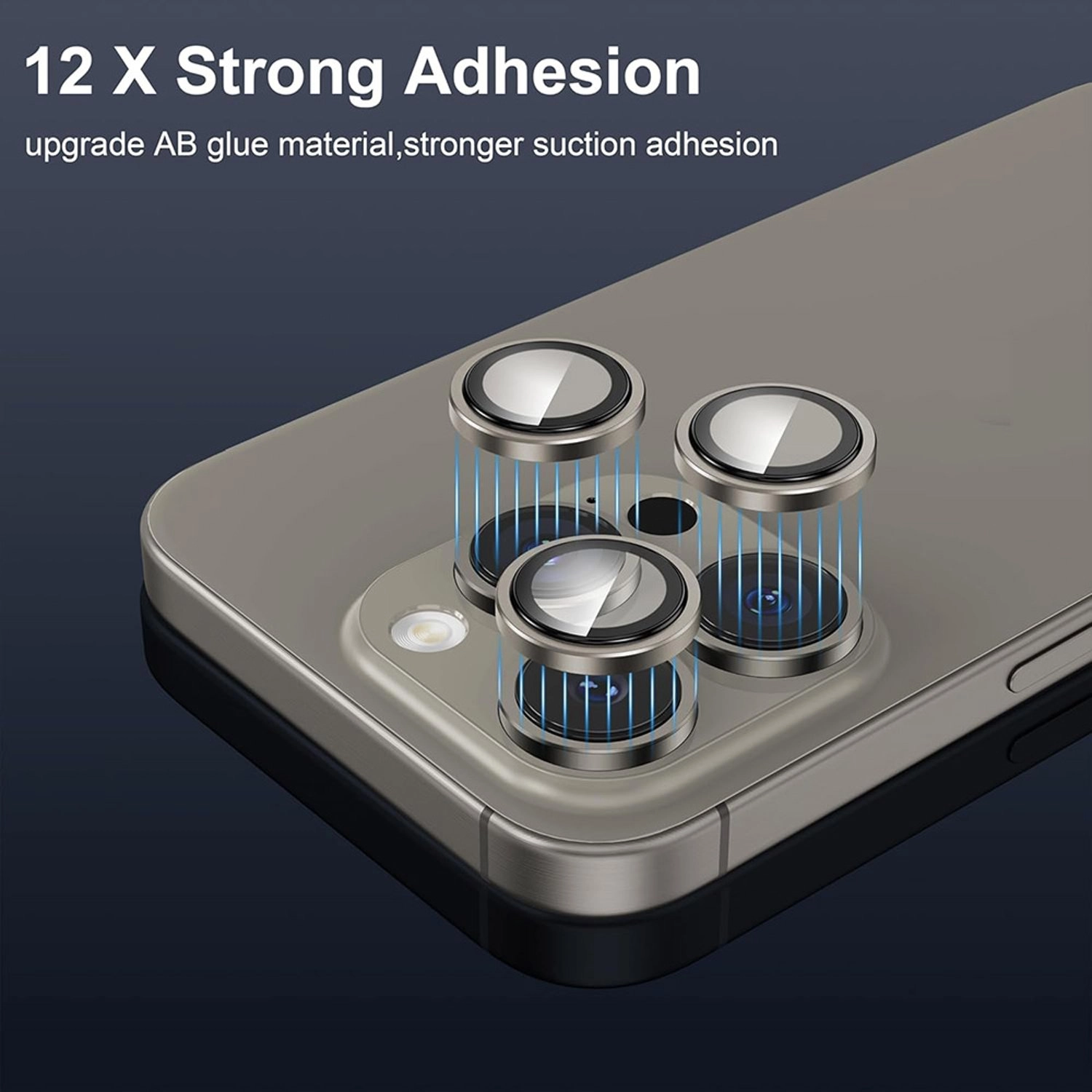 Clear Camera Lens Protector for iPhone 15 Pro Max