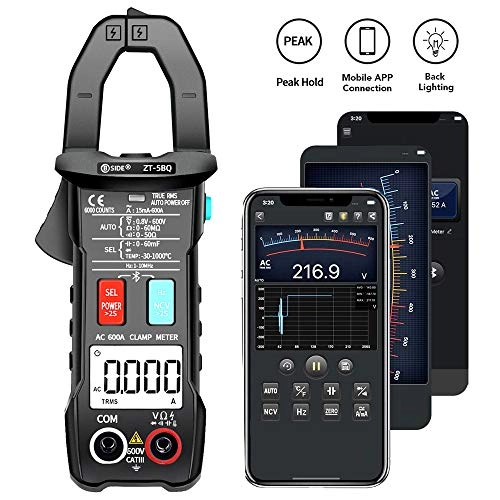 6000 Counts Digital Clamp Meter - 600.0A 26mm