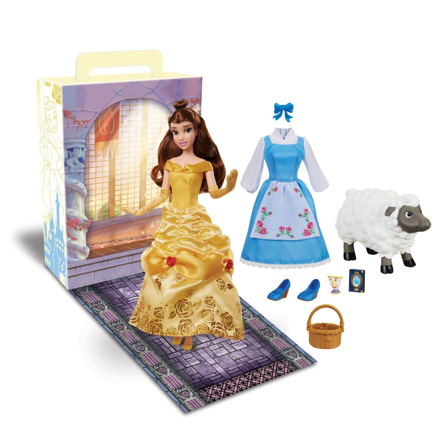 Disney Store Belle Story Doll - 11 Inches Fully Poseable Ages 3+
