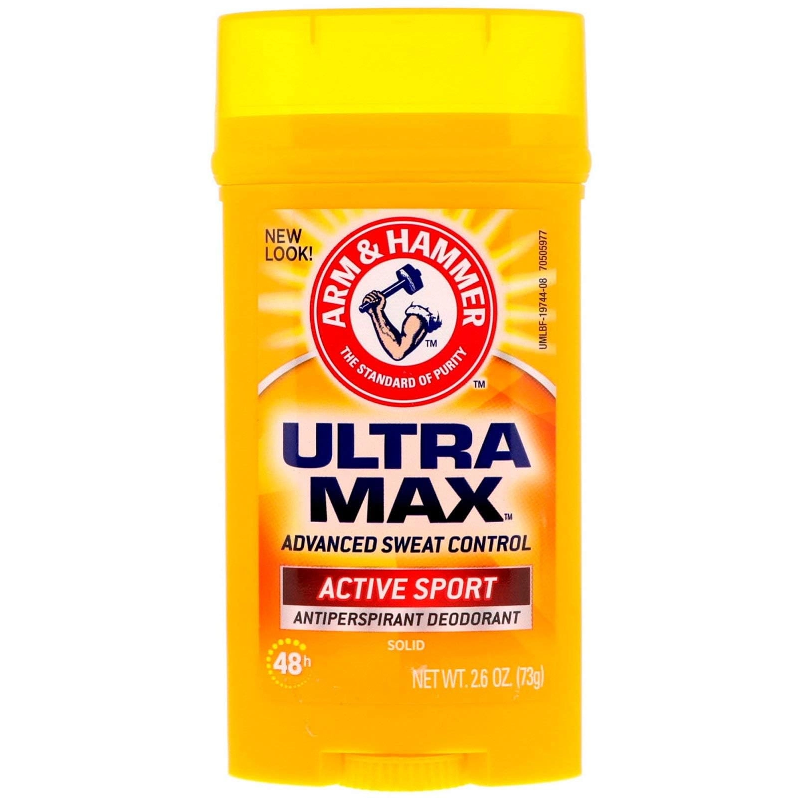 Arm & Hammer Stick Deodorant & Antiperspirant - Active Sport 180 gram