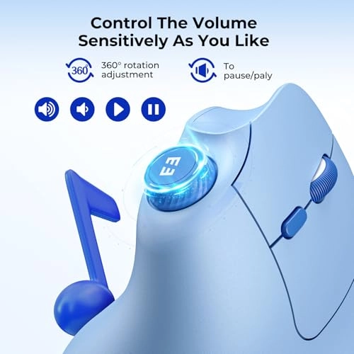 Ergonomic Vertical Mouse - Bluetooth, USB