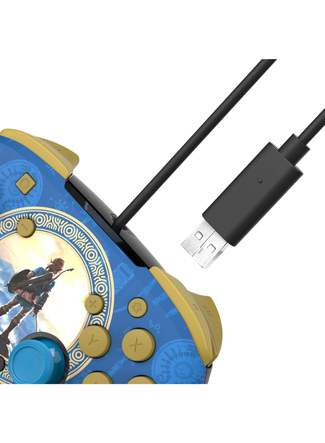 Rematch Wired Controller - Hyrule Blue Nintendo Switch