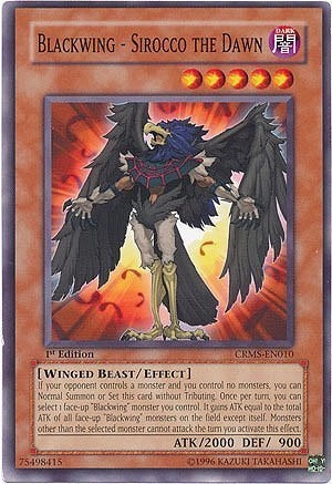 Yu-Gi-Oh! Blackwing Sirocco the Dawn CRMS-EN010