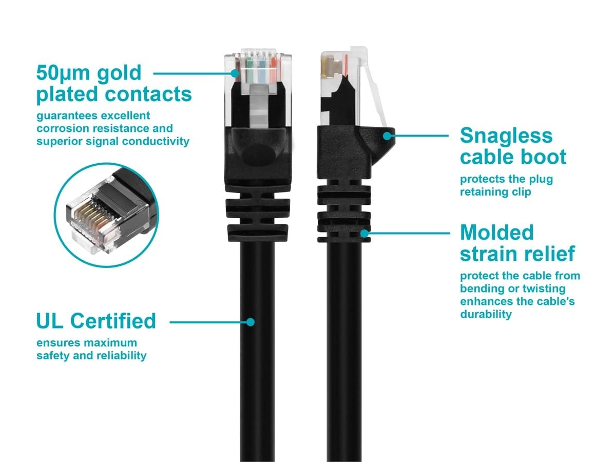 Cat6 Ethernet Patch Cable - 100 Feet