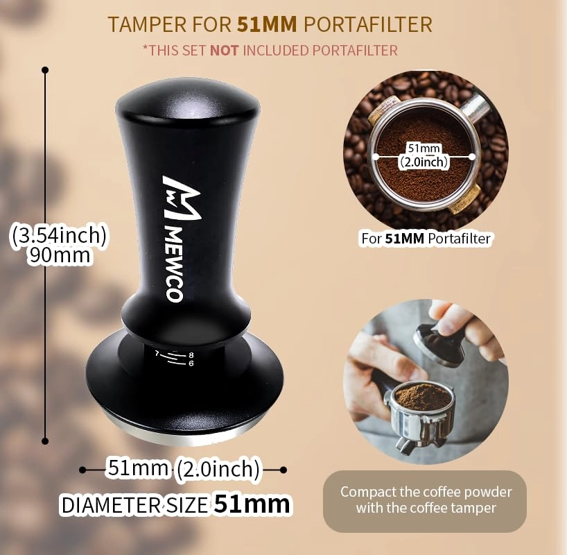 Tamper Station + Coffee Distributor + Tamper + WDT Stirrer + Tamping Brush + Dosing Funnel + Puck Screen