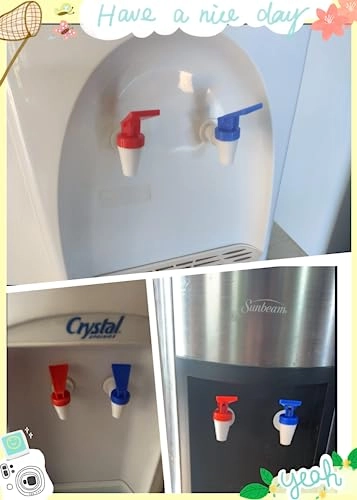 Cooler Faucet - 4 pcs 2 Blue 2 Red Internal Thread Set