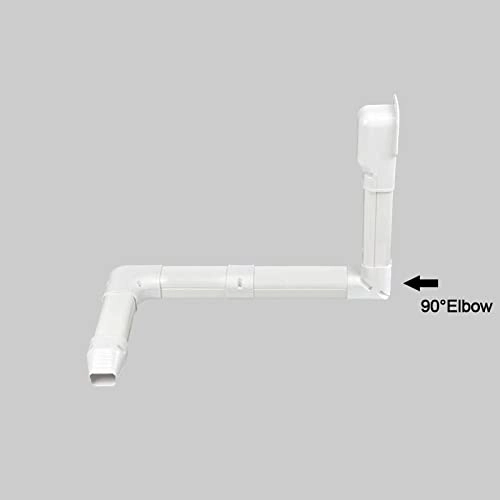 PVC Line Cover Kit - 4" Coupling PVC White