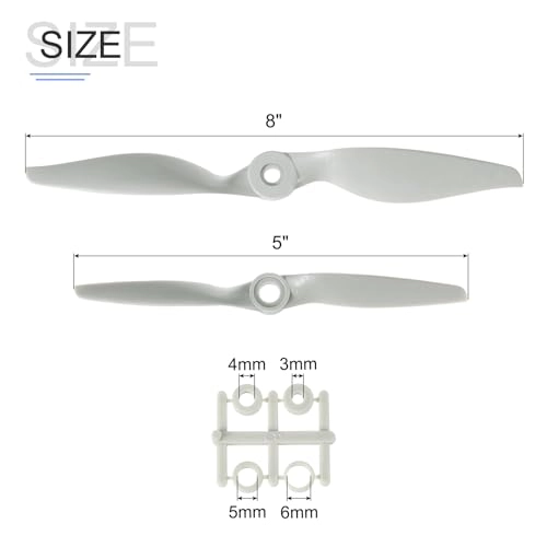 RC Propeller - 8x6 2-blade Pack of 4