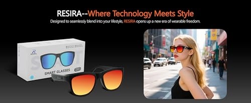 Smart Audio Sunglasses - Wireless Connectivity Hands-Free Calling UV400 Protection