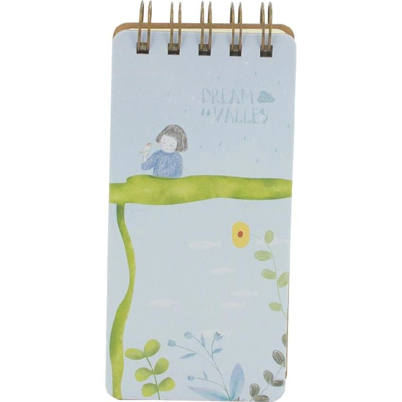 Dream Valley Memo Notebook 5.9 X 2.7 in Spiral - Lined 109 Pages