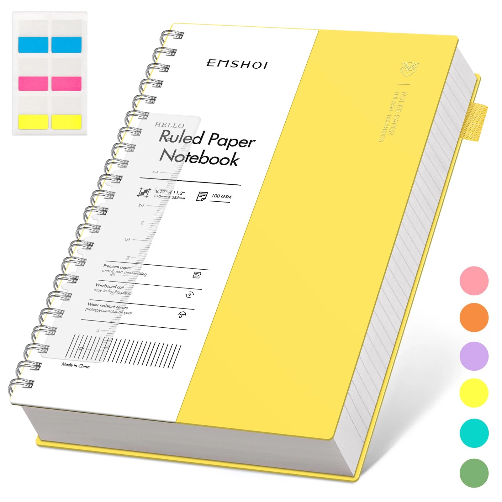 Notebook A4 Spiral - Lined 300 Pages