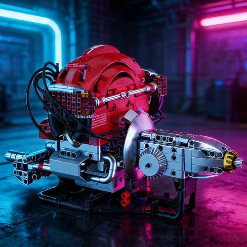 V8 Engine Building Kit (K96216) - creativity engine building block toy