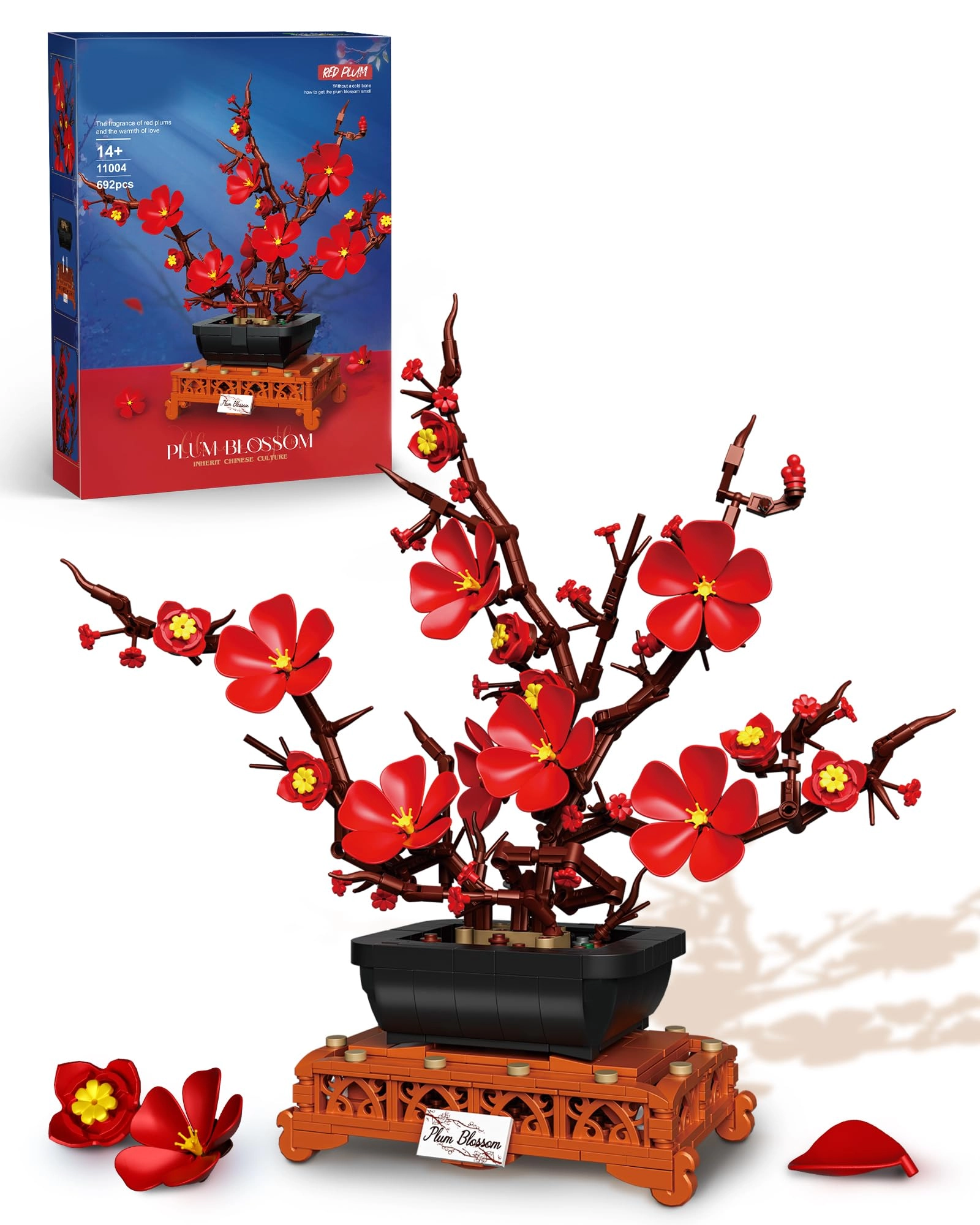 Bricxfy Plum Blossom Building Set - Plum Blossom 669 pcs