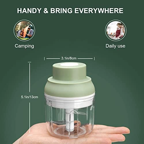 Electric Garlic Chopper - 100ML/250ML USB Charging