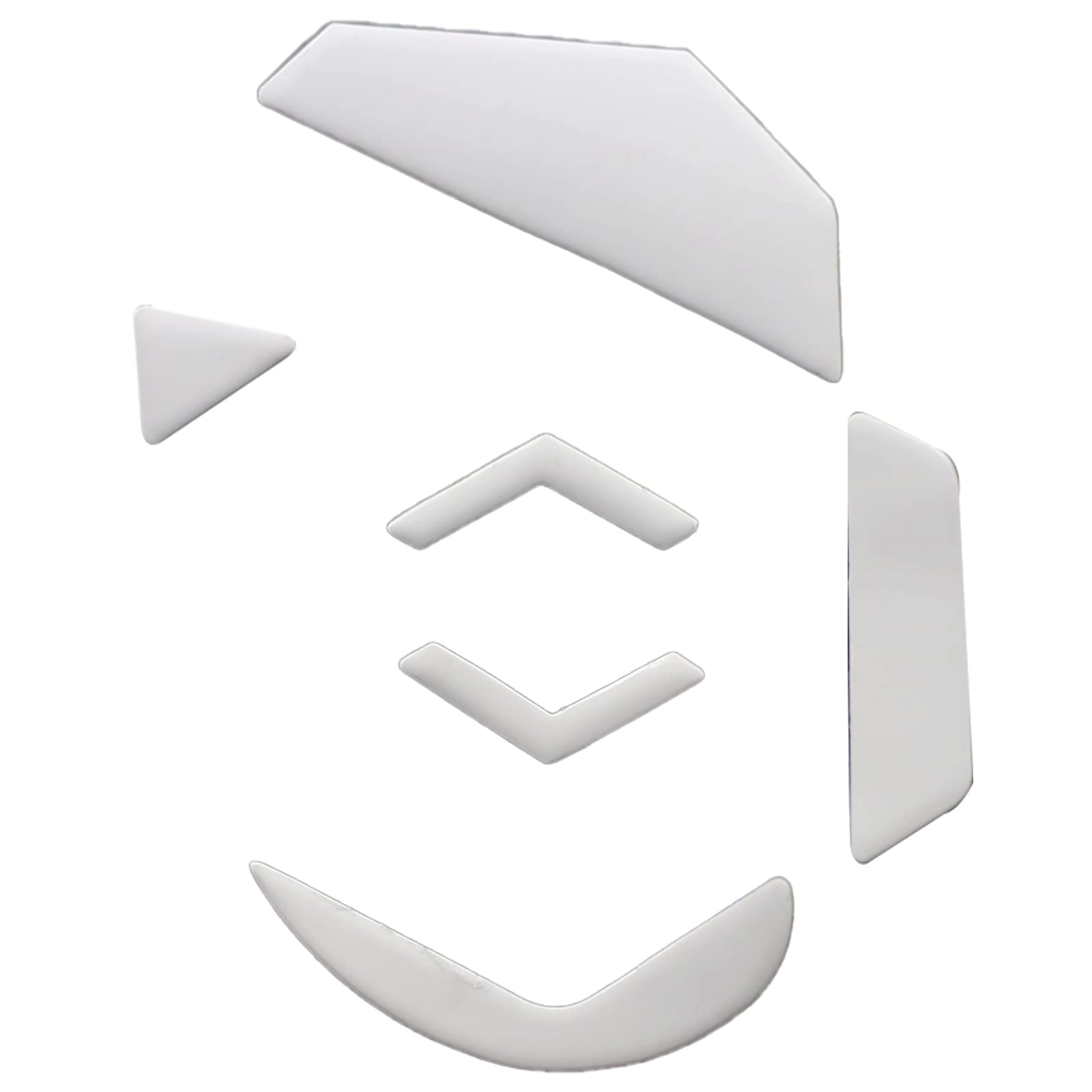 hykit Mouse Feet Skates - PTFE 0.8mm White