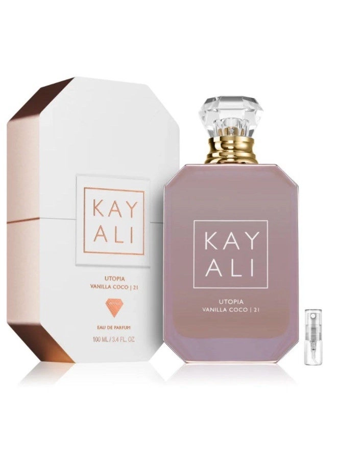 Utopia Vanilla Coco 21 Eau de Parfum 100ml
