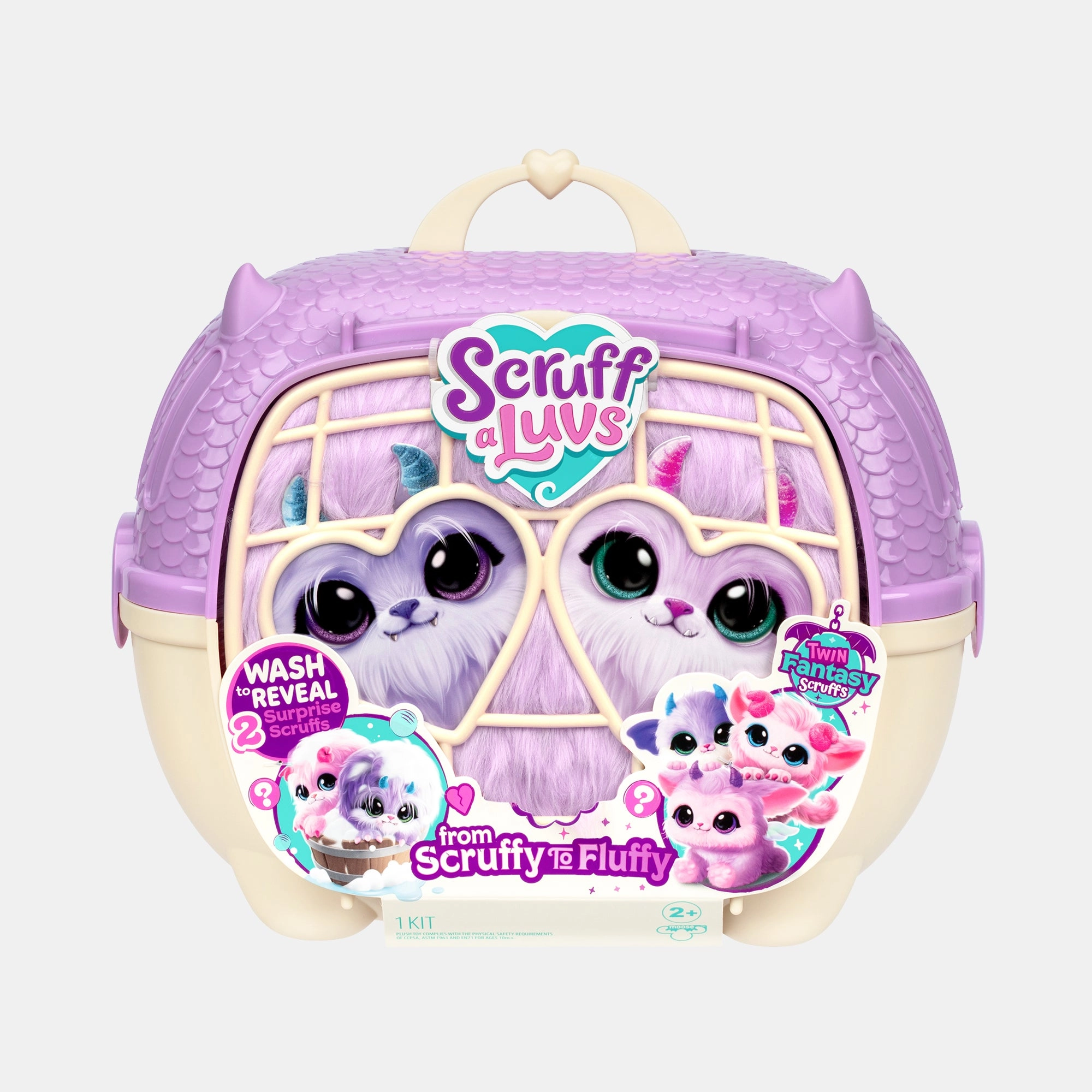 Moose Toys Scruff A Luvs Twin Fantasy Scruffs 28 cm Plush - 2-Pack Assorted