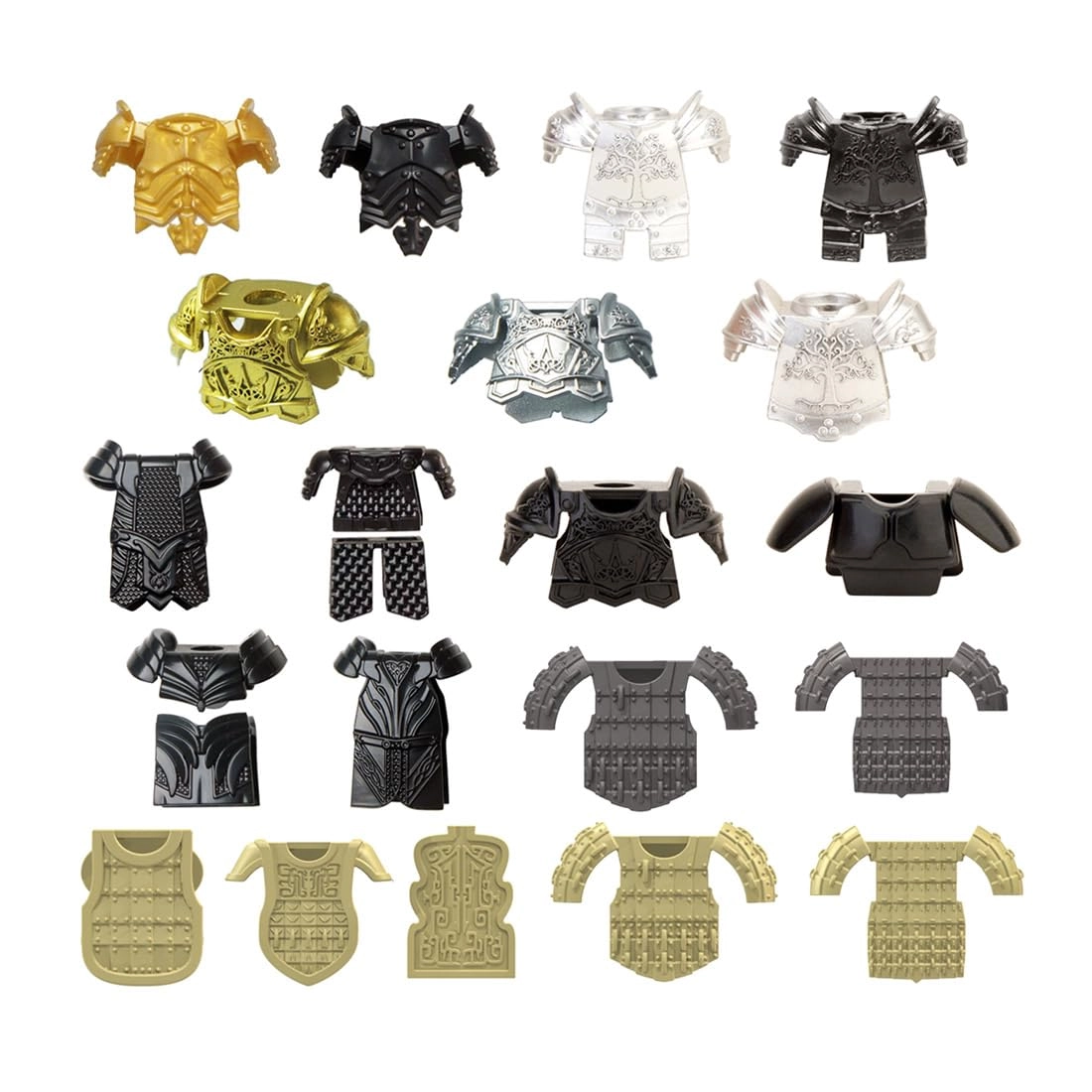 LootPop Medieval Armor - ABS 20 Pieces