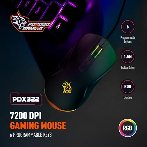 7D Gaming Mouse - Wired