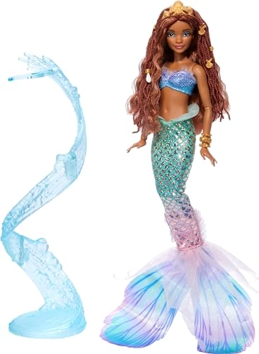 Ariel Doll - Deluxe Mermaid Iridescent Tail Hair Jewelry Beads Ages 6+