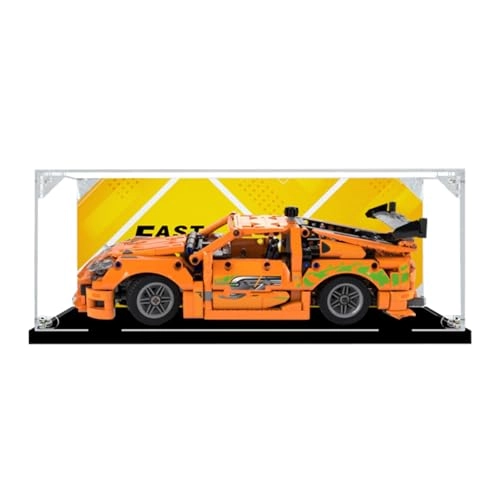 Acrylic Figures Display Box - for 21357 20x20x40cm Mirror+2mm