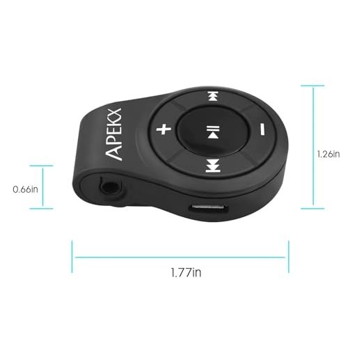 Clip Bluetooth Audio Adapter - V4.1+EDR Battery Powered