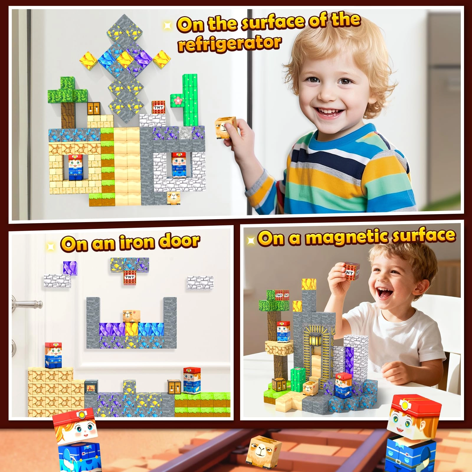 Magnetic Blocks - 150 pcs