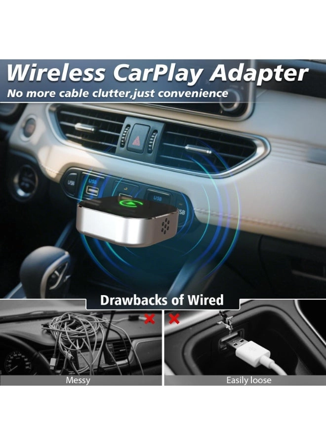 2-in-1 wireless Carplay Adapter - Android Auto Mini