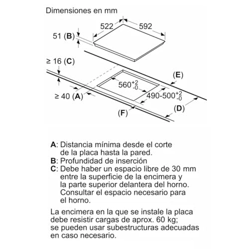 3EB864FR Induction hob